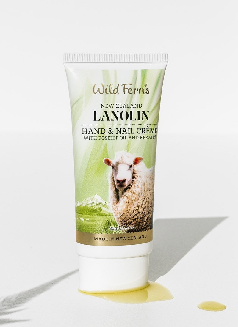 Wild Ferns Lanolin Hand & Nail Creme, 85ml