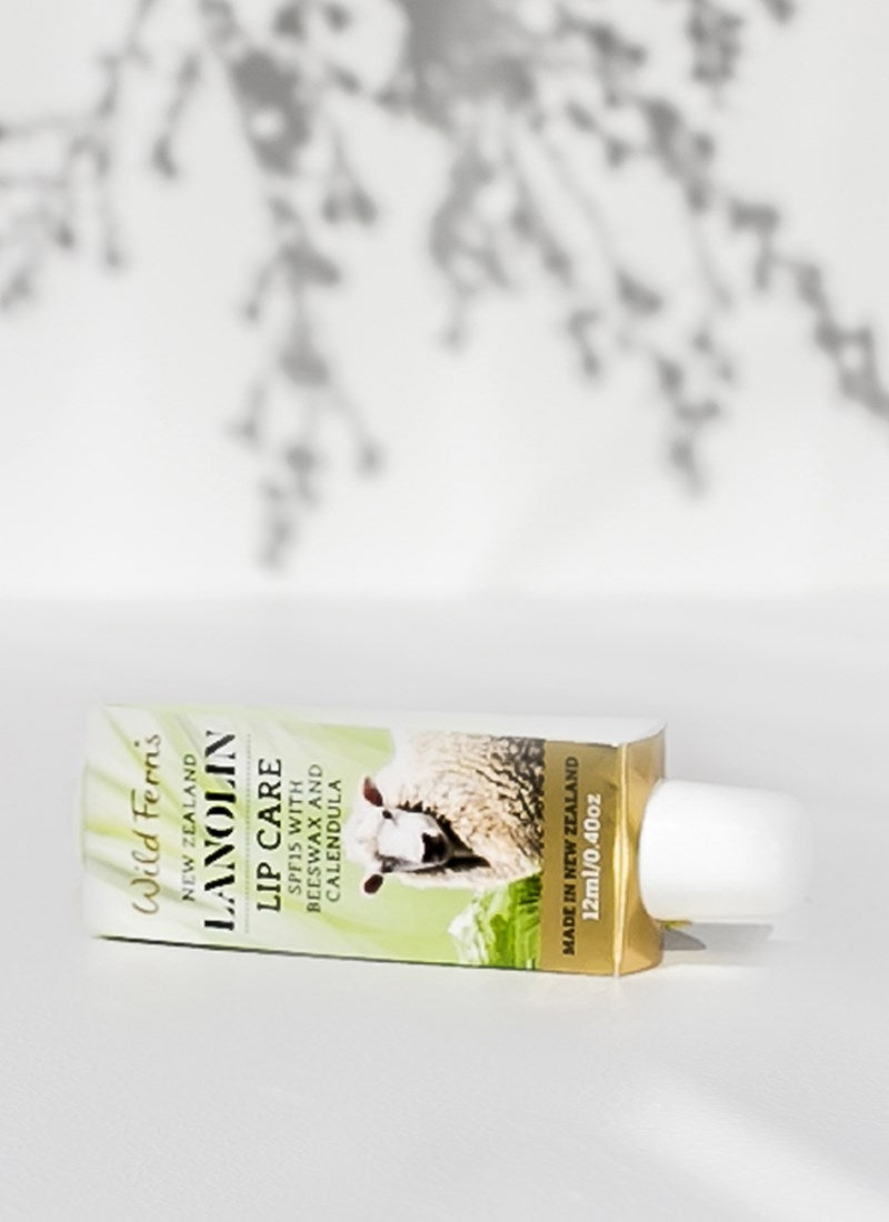 Wild Ferns Lanolin Lip Care SPF15, 12ml