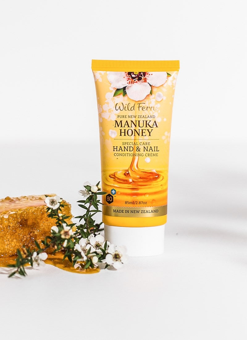 Wild Ferns Manuka Honey Hand & Nail Crème, 85ml