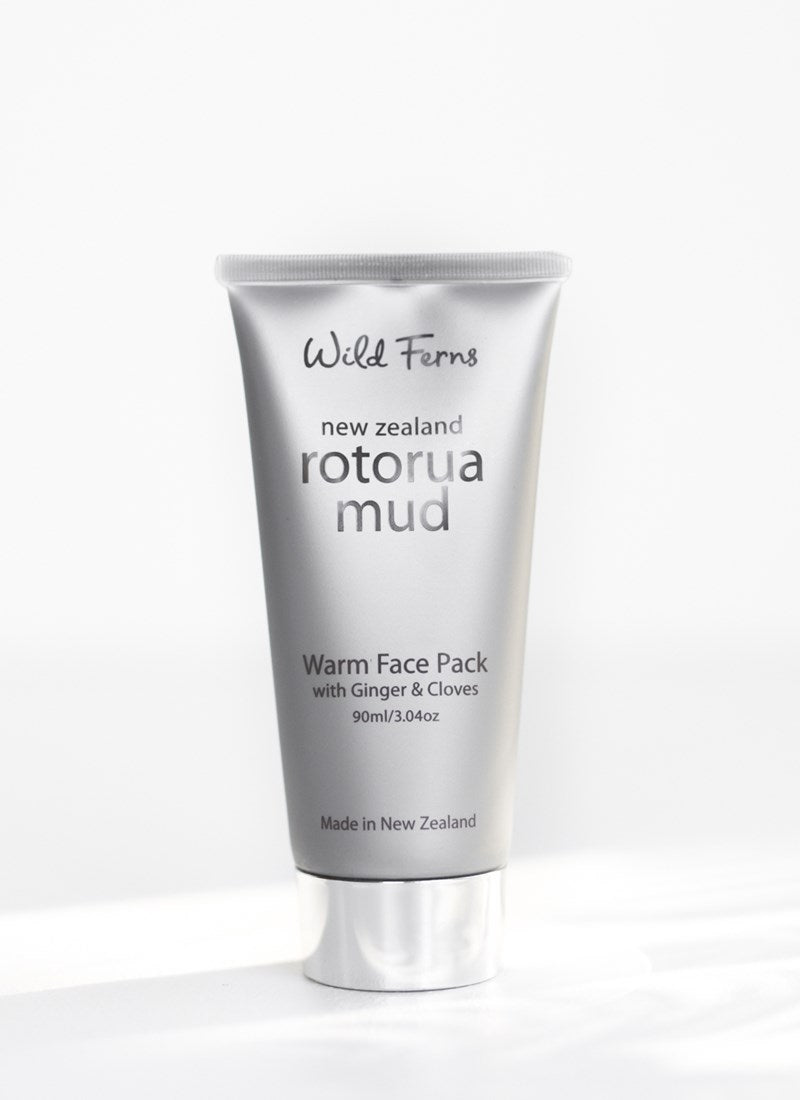 Wild Ferns ROTORUA MUD Warm Face Pack with Ginger & Cloves 90ml