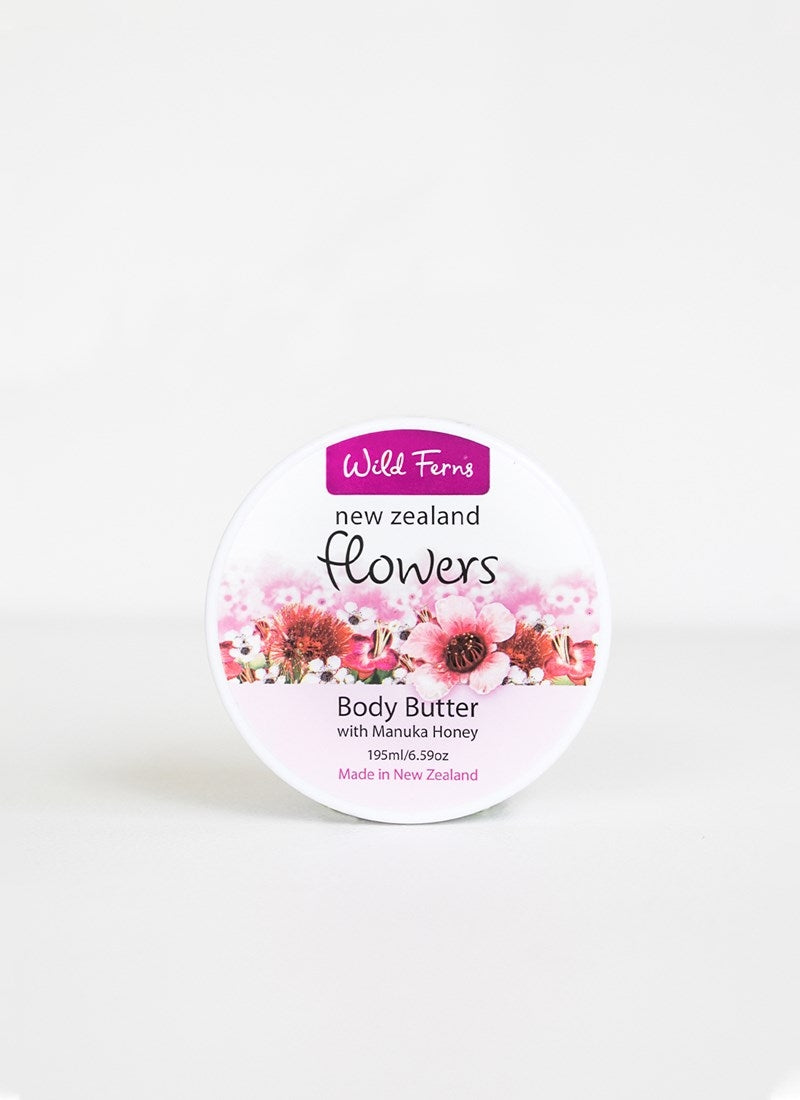 Wild Ferns NEW ZEALAND FLOWERS Body Butter 195ml