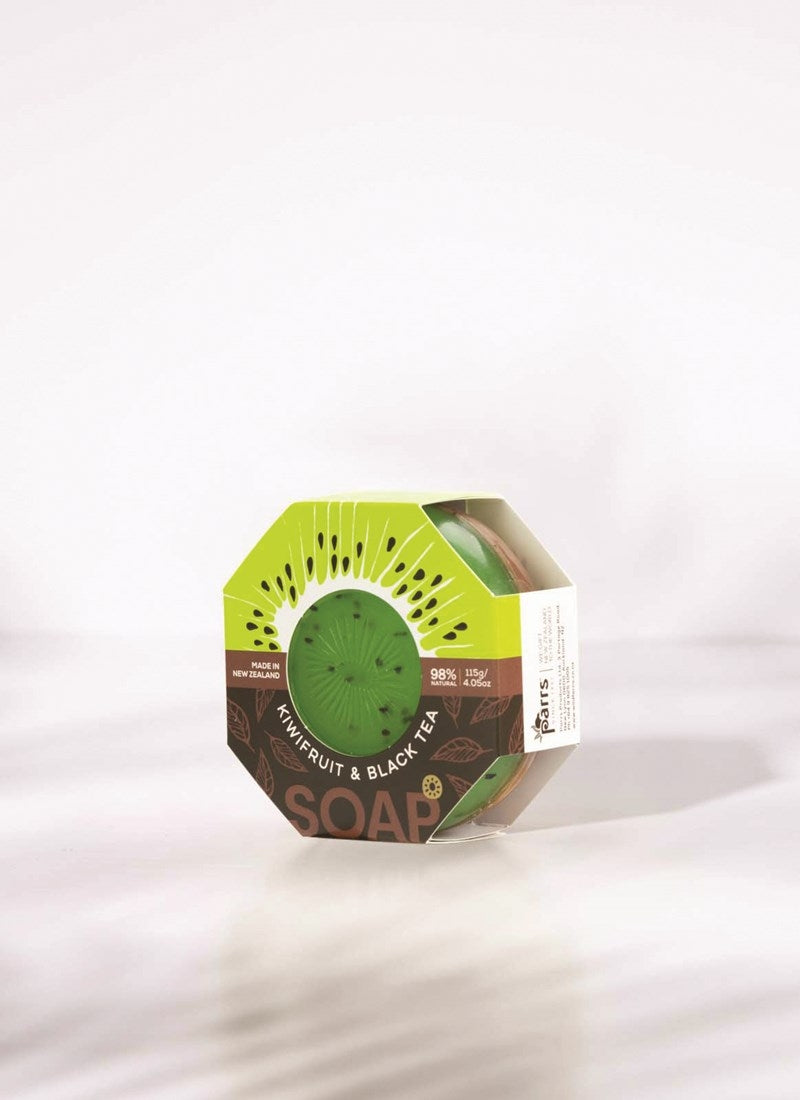 Wild Ferns DOUBLE SOAPS Kiwifruit & Black Tea Soap 115g