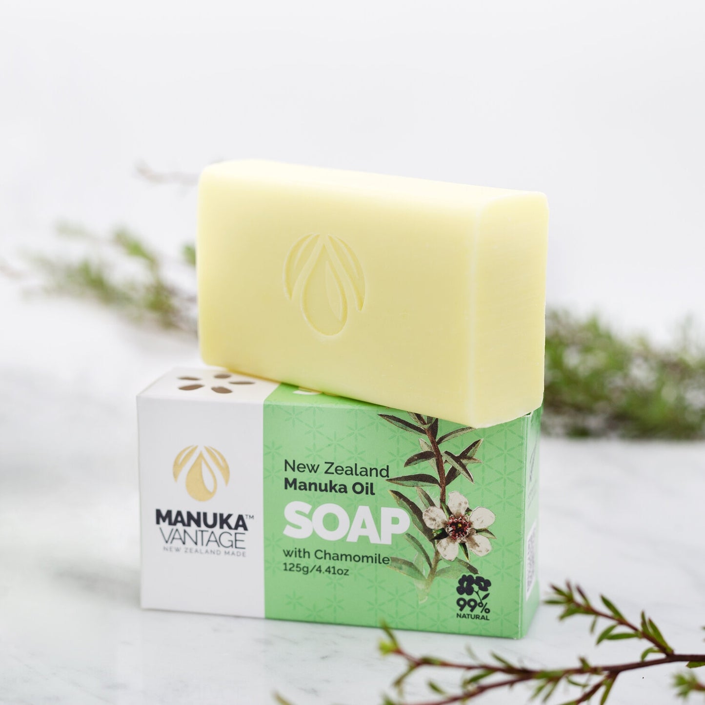 Manuka Vantage New Zealand Manuka Oil Soap with Chamomile - 125g