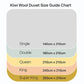 Kiwi Wool All Season Duvet 200+350g (KING 240*210)