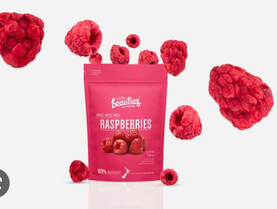 Little Beauties Whole Freeze- Dried Raspberries 20 g Net WT