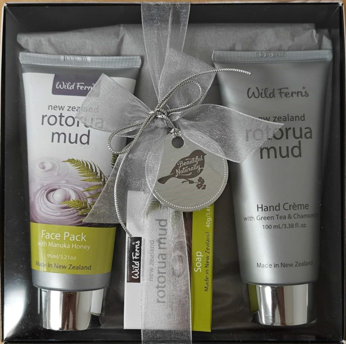 Wild Ferns Rotorua Mud Gift Box (3 in 1)