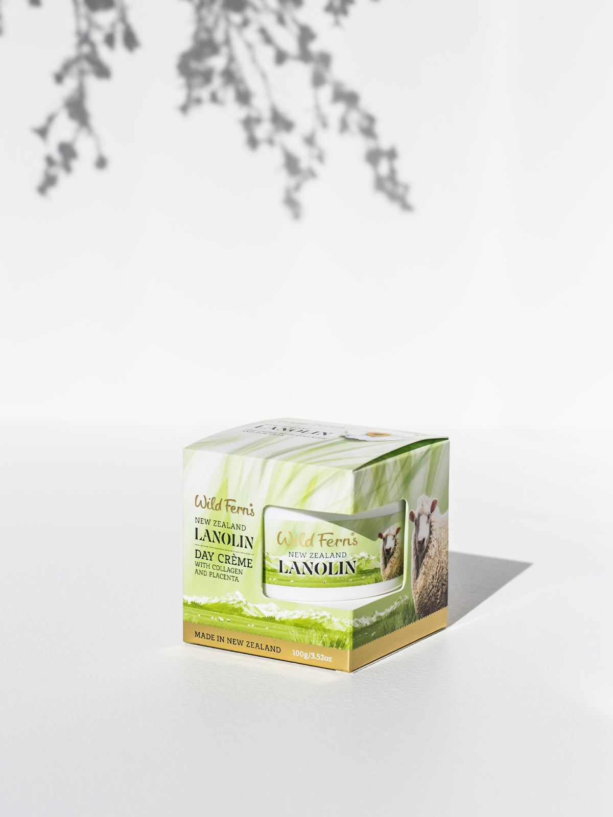Wild Ferns Lanolin Day Crème with Collagen and Placenta, 100g