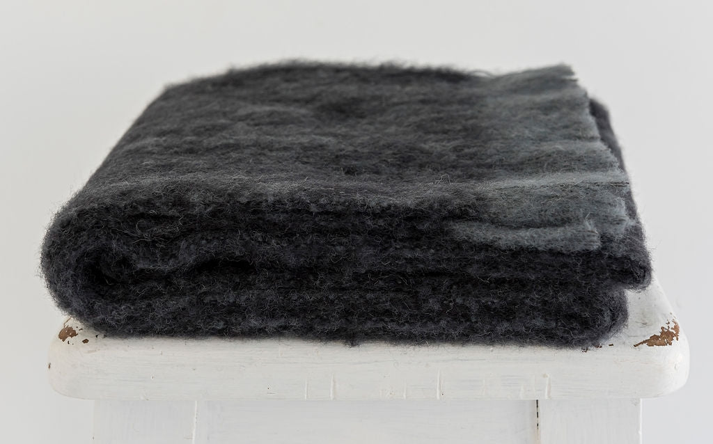 Masterweave Alpaca Scarf - Grey/Black Marle