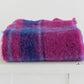 Masterweave Alpaca Scarf - Royal Fushia Check