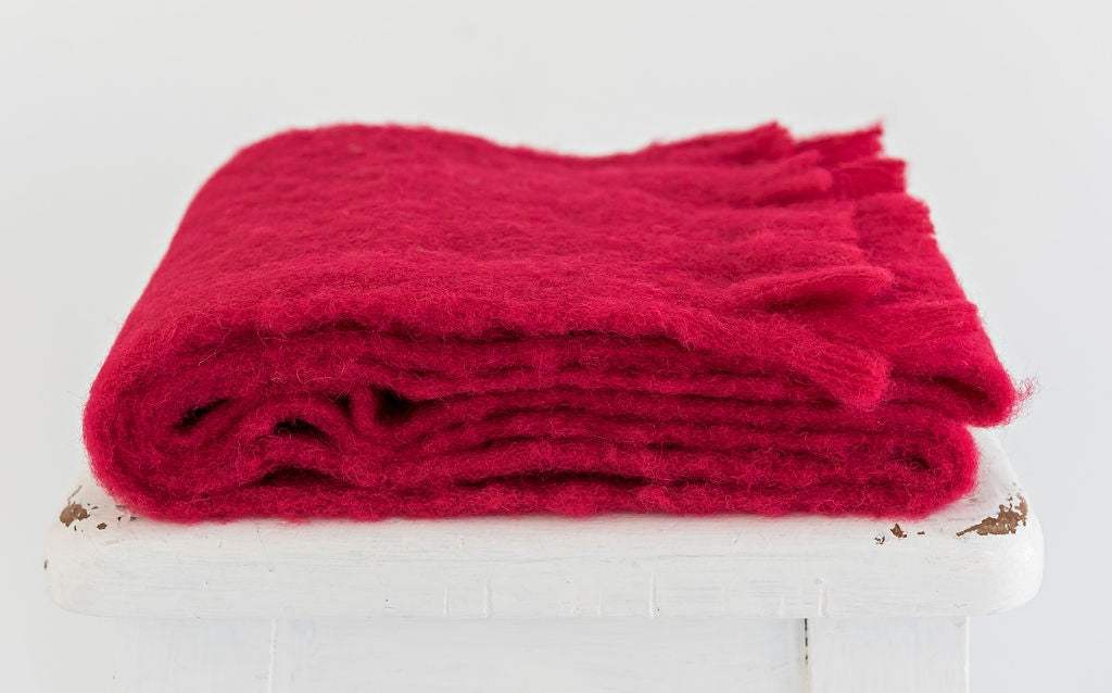 Masterweave Alpaca Scarf - Red