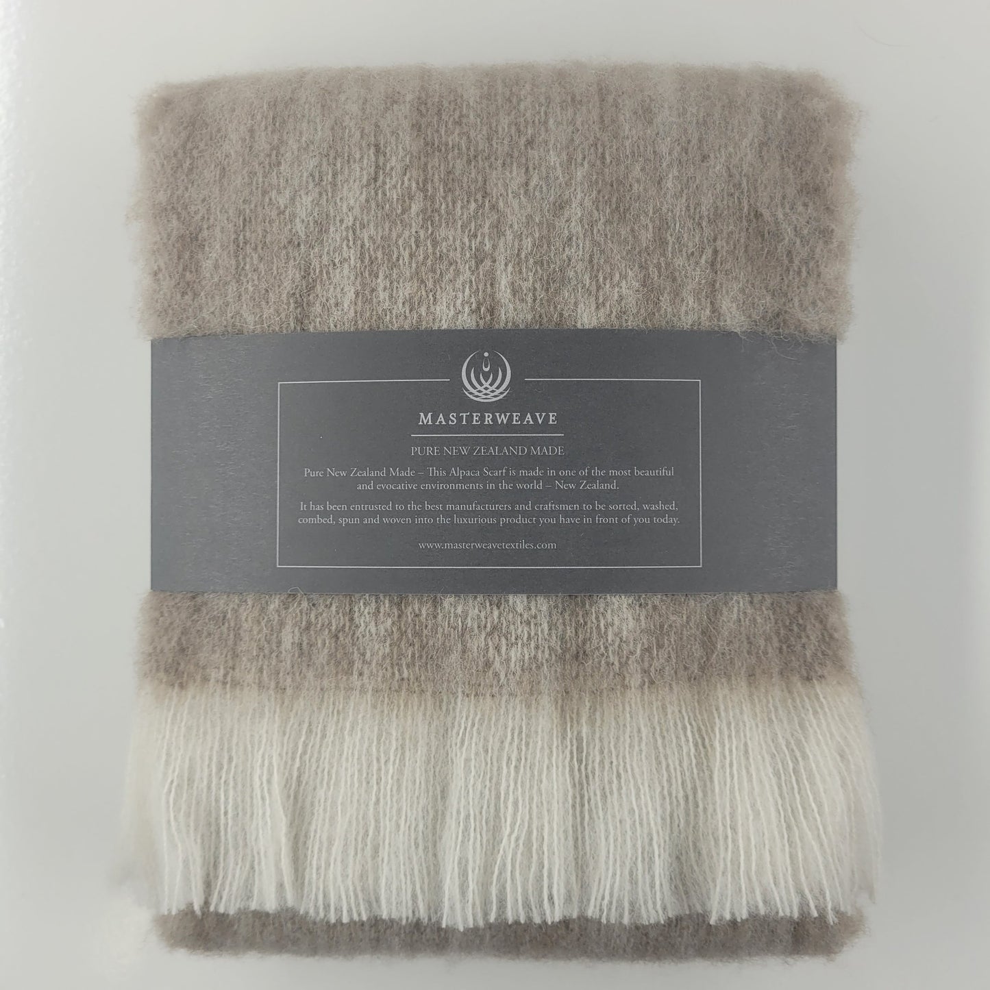 Masterweave Alpaca Scarf - Pumice