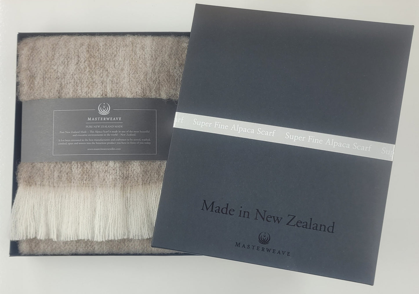 Masterweave Alpaca Scarf - Pumice