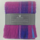 Masterweave Alpaca Scarf - Royal Fushia Check