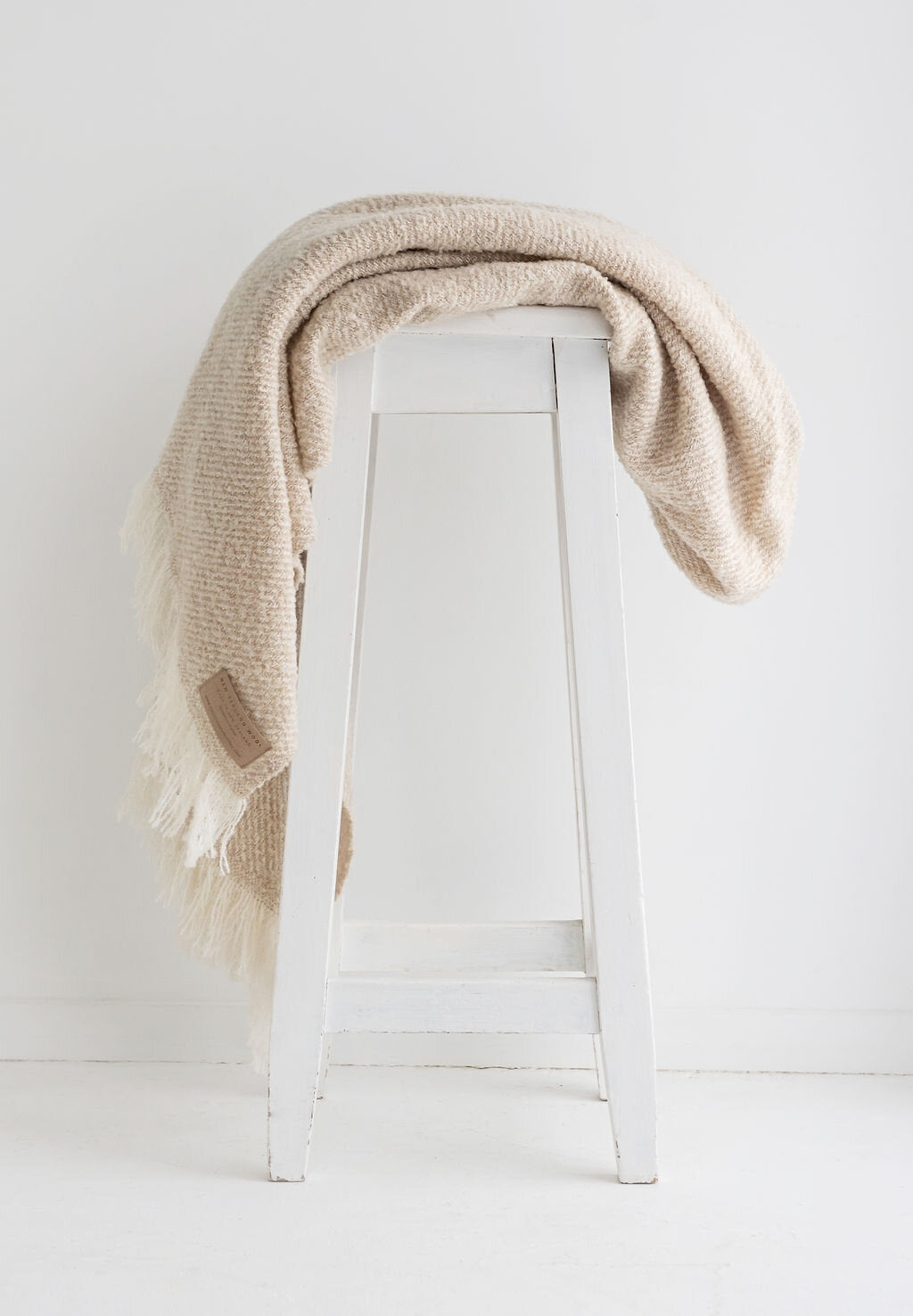 Masterweave Wool Twill Throw - Driftwood