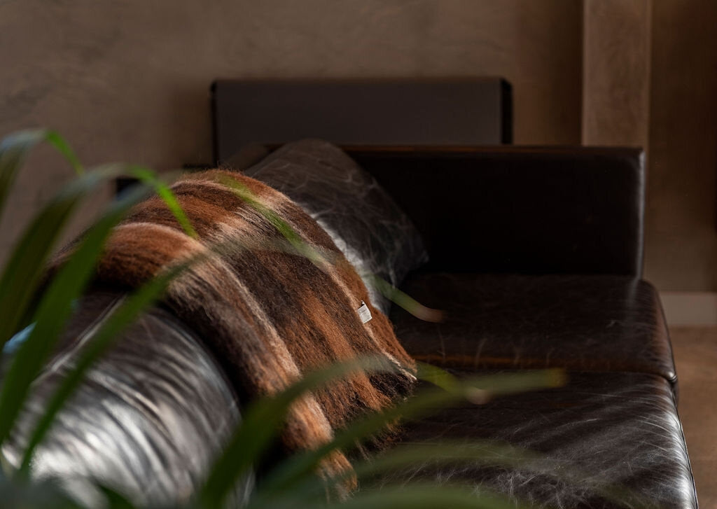 Masterweave Windermere Alpaca Throw - Buffalo