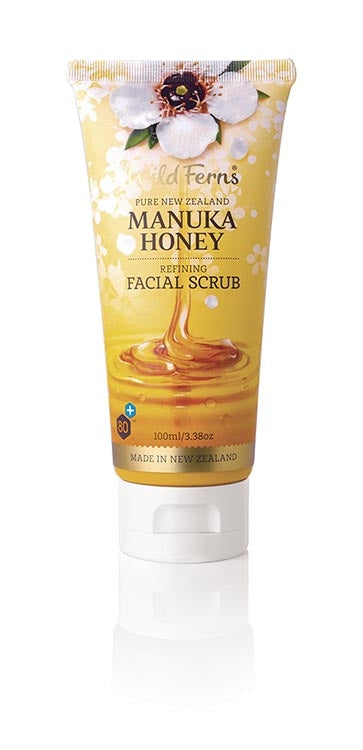 Wild Ferns Manuka Honey Facial Scrub, 100ml
