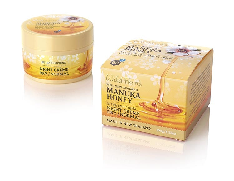 Wild Ferns Manuka Honey Night Creme Dry / Normal, 100g