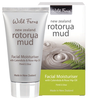 Wild Ferns Rotorua Mud Facial Moisturiser 75ml