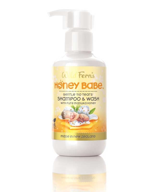 Wild Ferns Honey Babe Shampoo & Wash, 140ml