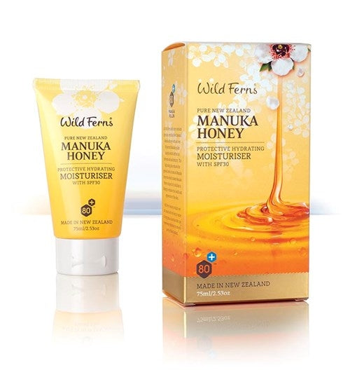 Wild Ferns Manuka Honey Facial Moisturiser SPF 30, 75ml