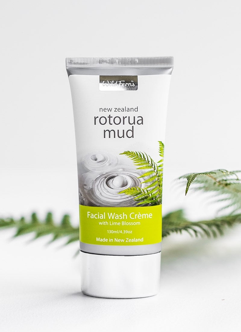 Wild Ferns Rotorua Mud Facial Wash Crème, 130ml
