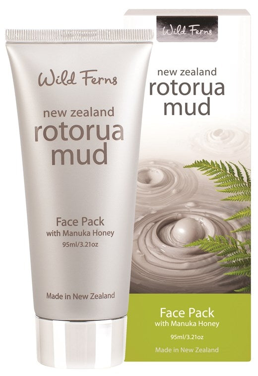 Wild Ferns Rotorua Mud Face Pack with Manuka Honey 95ml