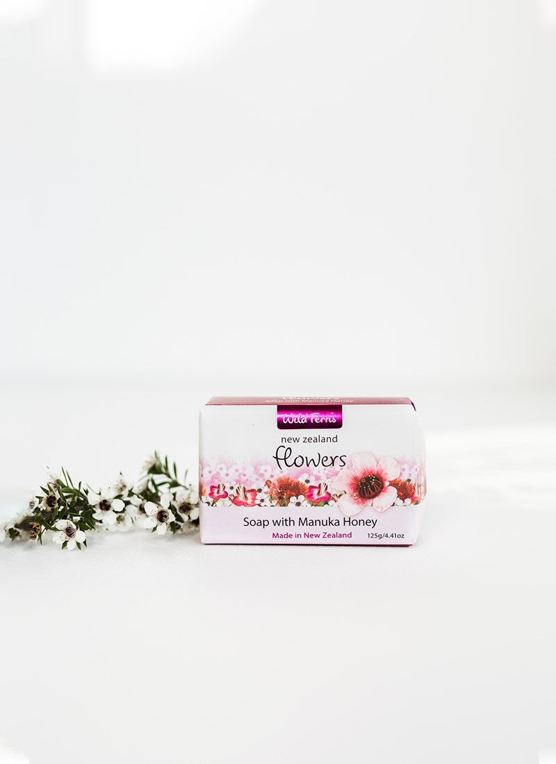Wild Ferns Flowers with Manuka Honey Soap, 125g