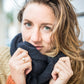 Masterweave Alpaca Scarf - Grey/Black Marle