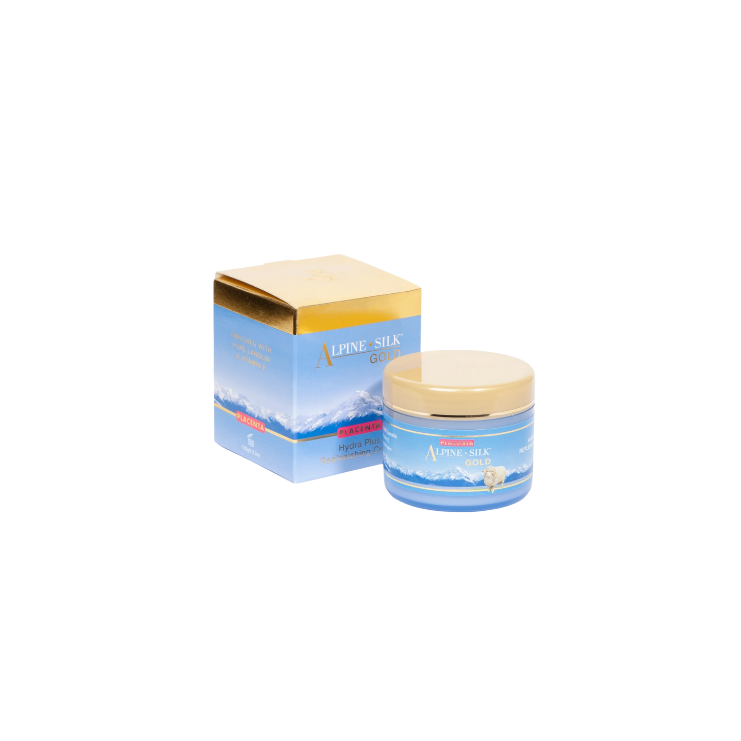 Alpine Silk Gold Hydra Plus Replenishing Cream 100g