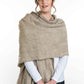 Merino Possum Jacquard Wrap - BT554