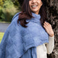 Merino Possum Jacquard Wrap - BT554