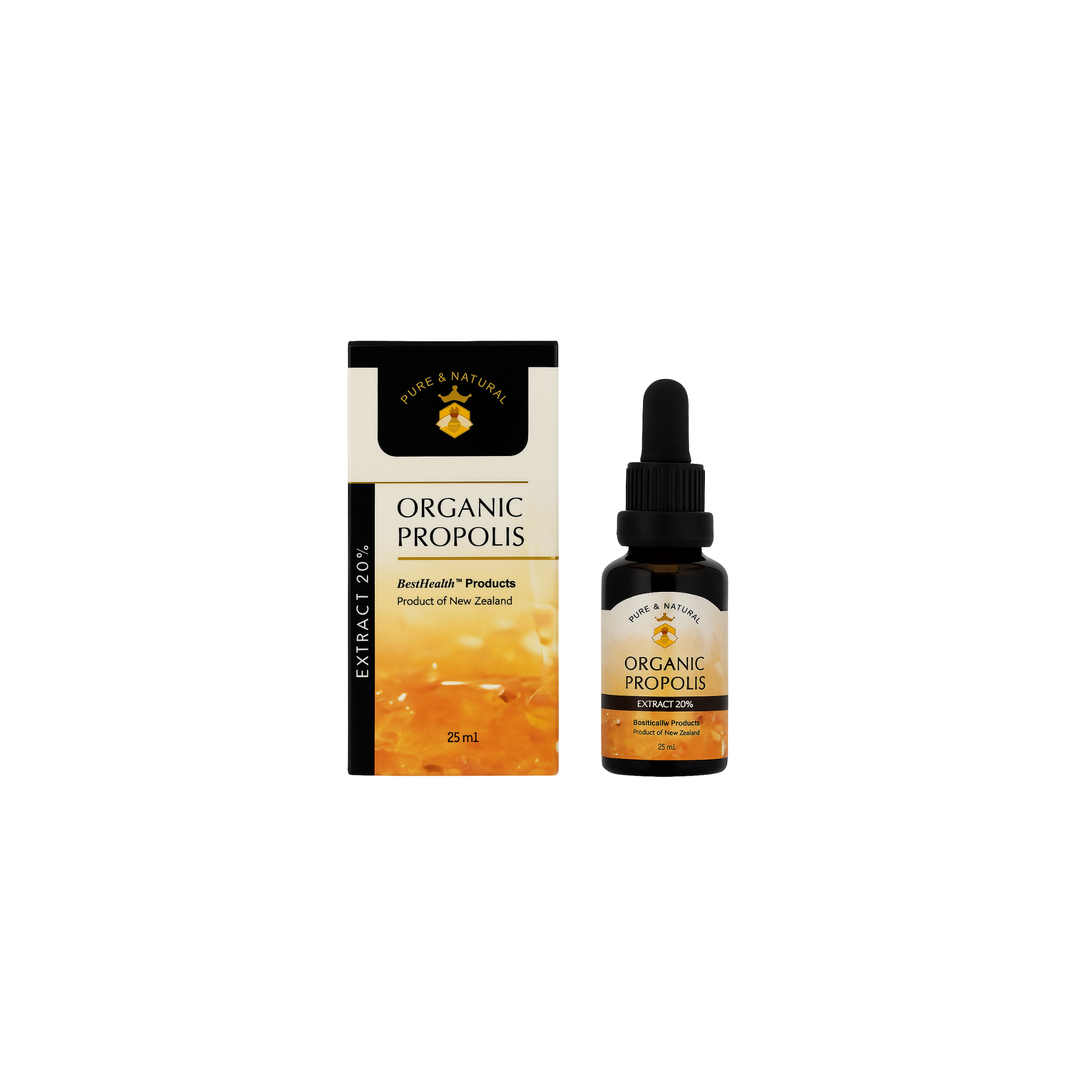 Best Health Organic Propolis Extract 20%, 25ml