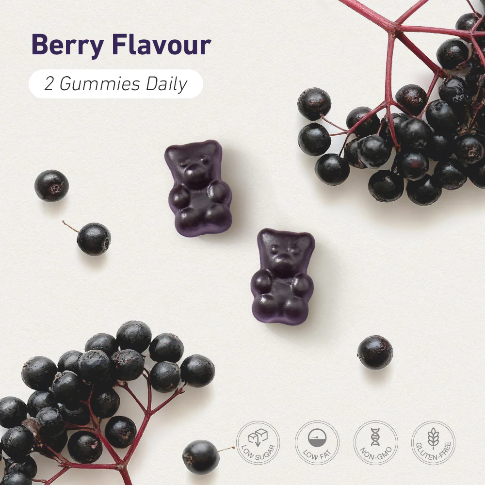 Unichi Elderberry Immune Defence Gummy 60s (2027.11)