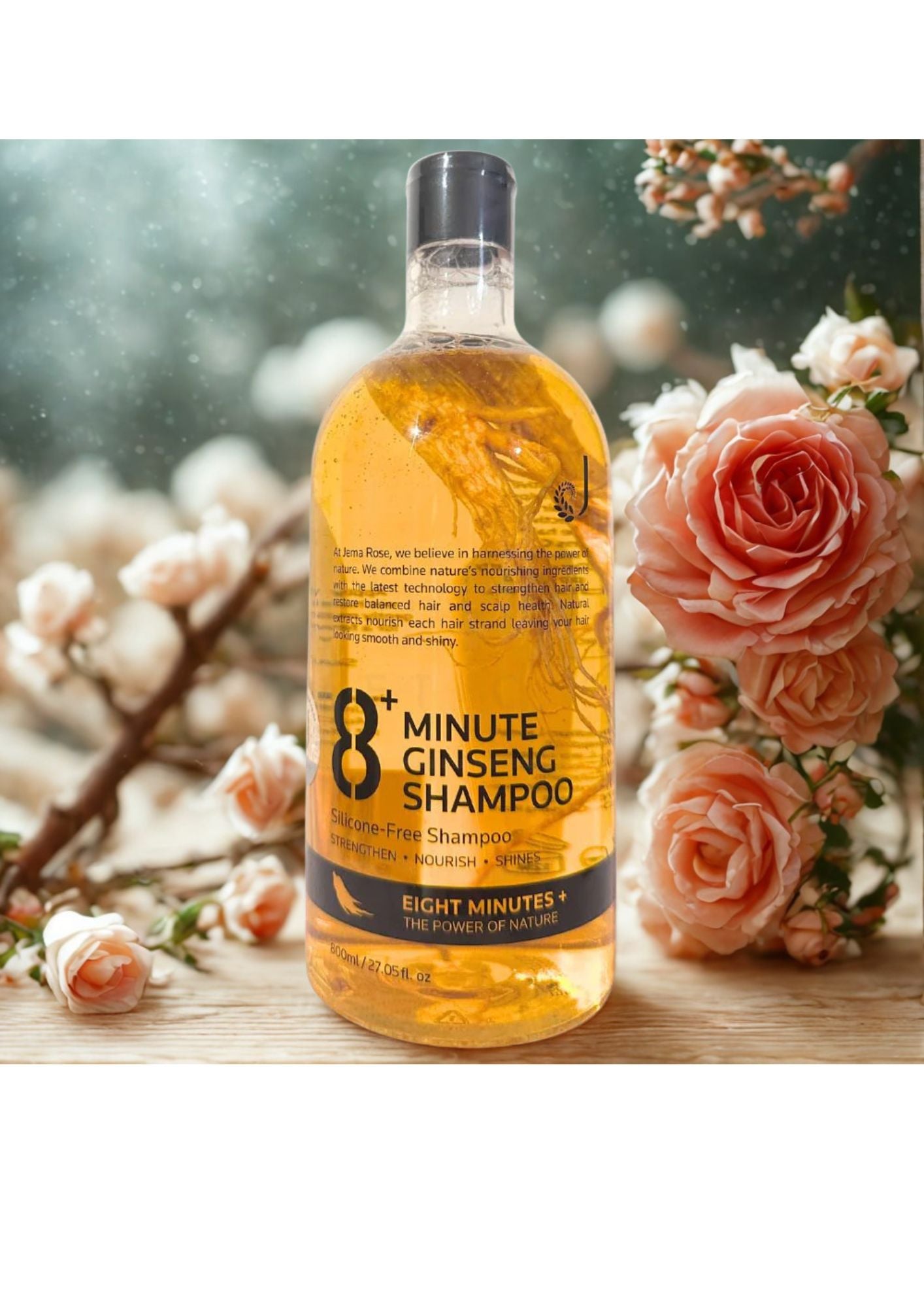 Jema Rose 8+ Minute Ginseng Shampoo