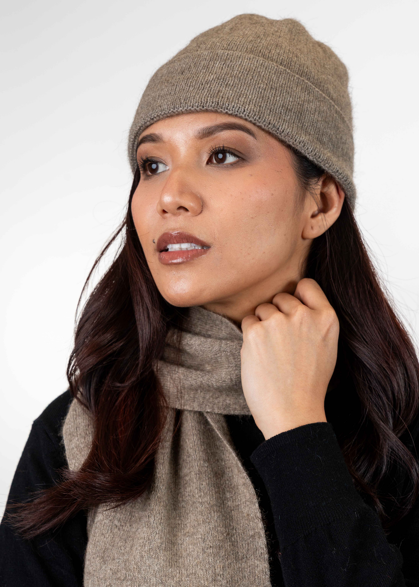 Merino Possum Plain Beanie - KO159