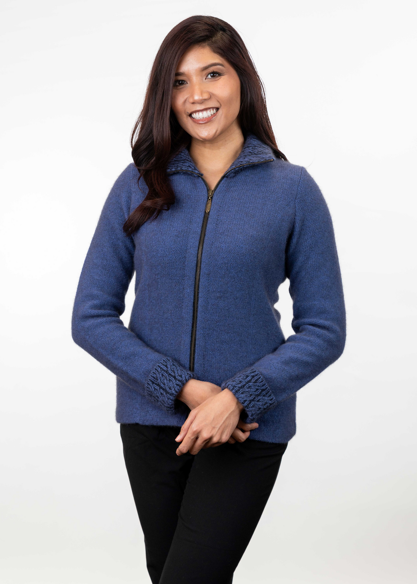 Merino Possum Two Tone Jacket - KO476