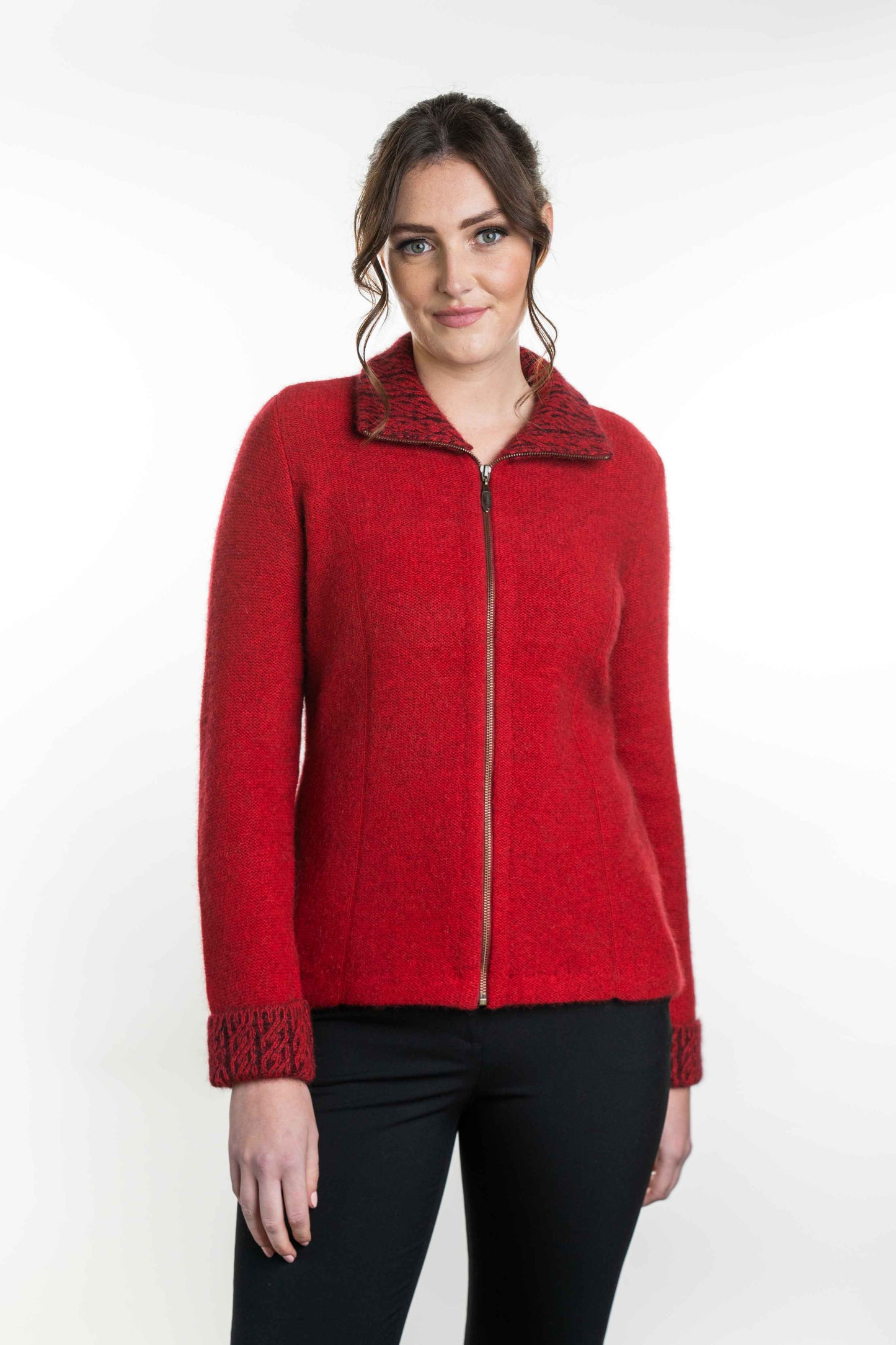 Merino Possum Two Tone Jacket - KO476