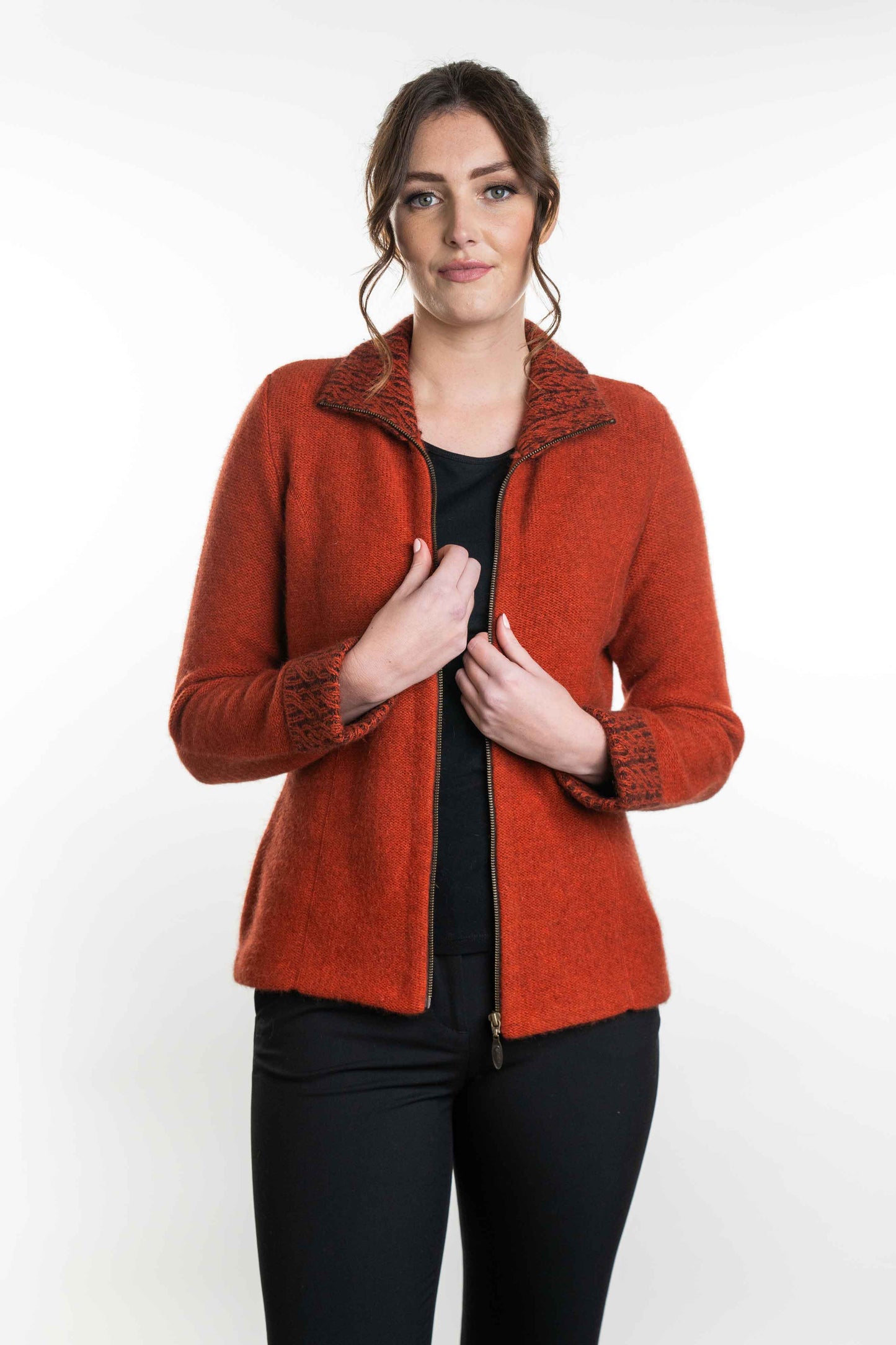Merino Possum Two Tone Jacket - KO476