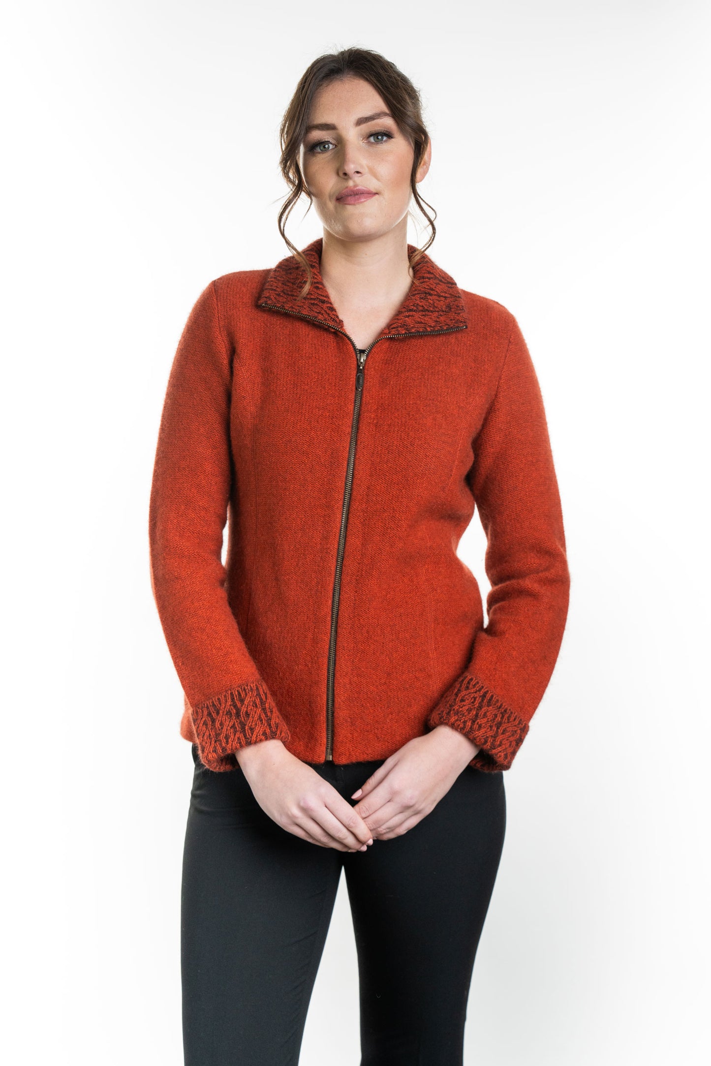 Merino Possum Two Tone Jacket - KO476