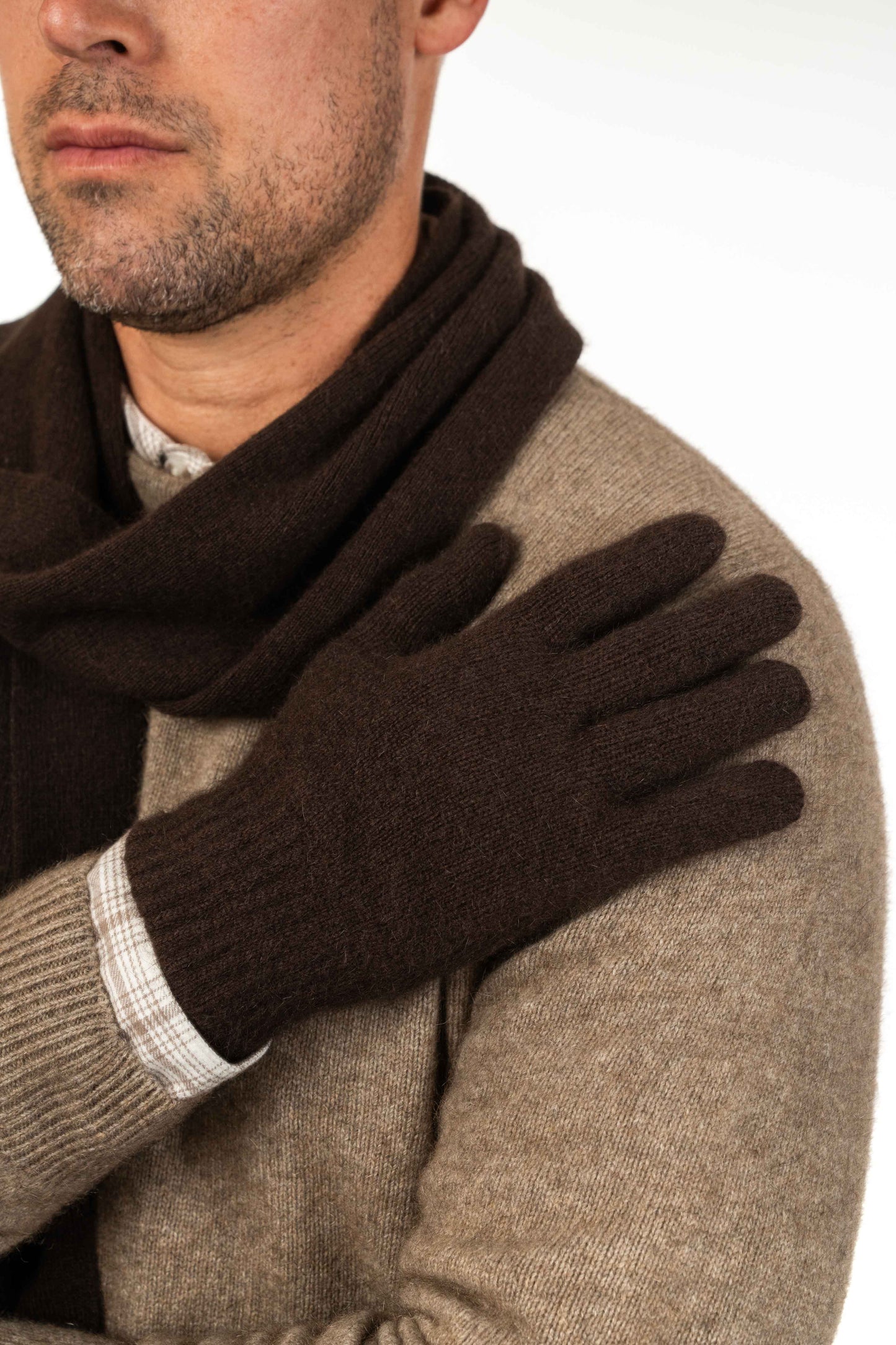 Merino Possum Plain Gloves - KO48