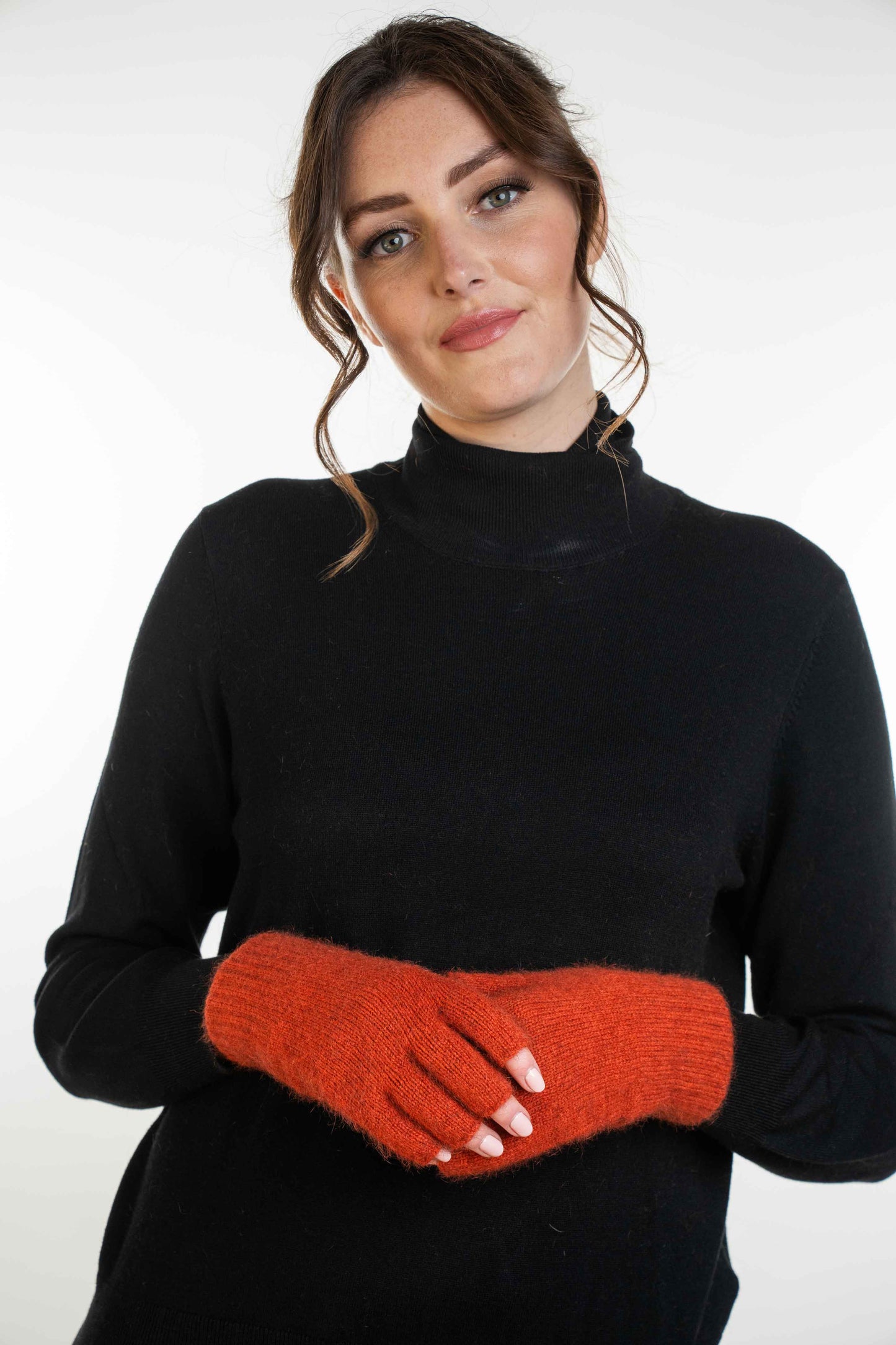 Merino Possum Fingerless Gloves - KO50
