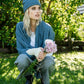 Merino Possum Moss Stitch Wrap - KO518
