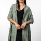 Merino Possum Jacquard Wrap - KO554