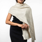 Merino Possum Jacquard Wrap - KO554