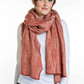 Merino Possum Jacquard Wrap - KO554
