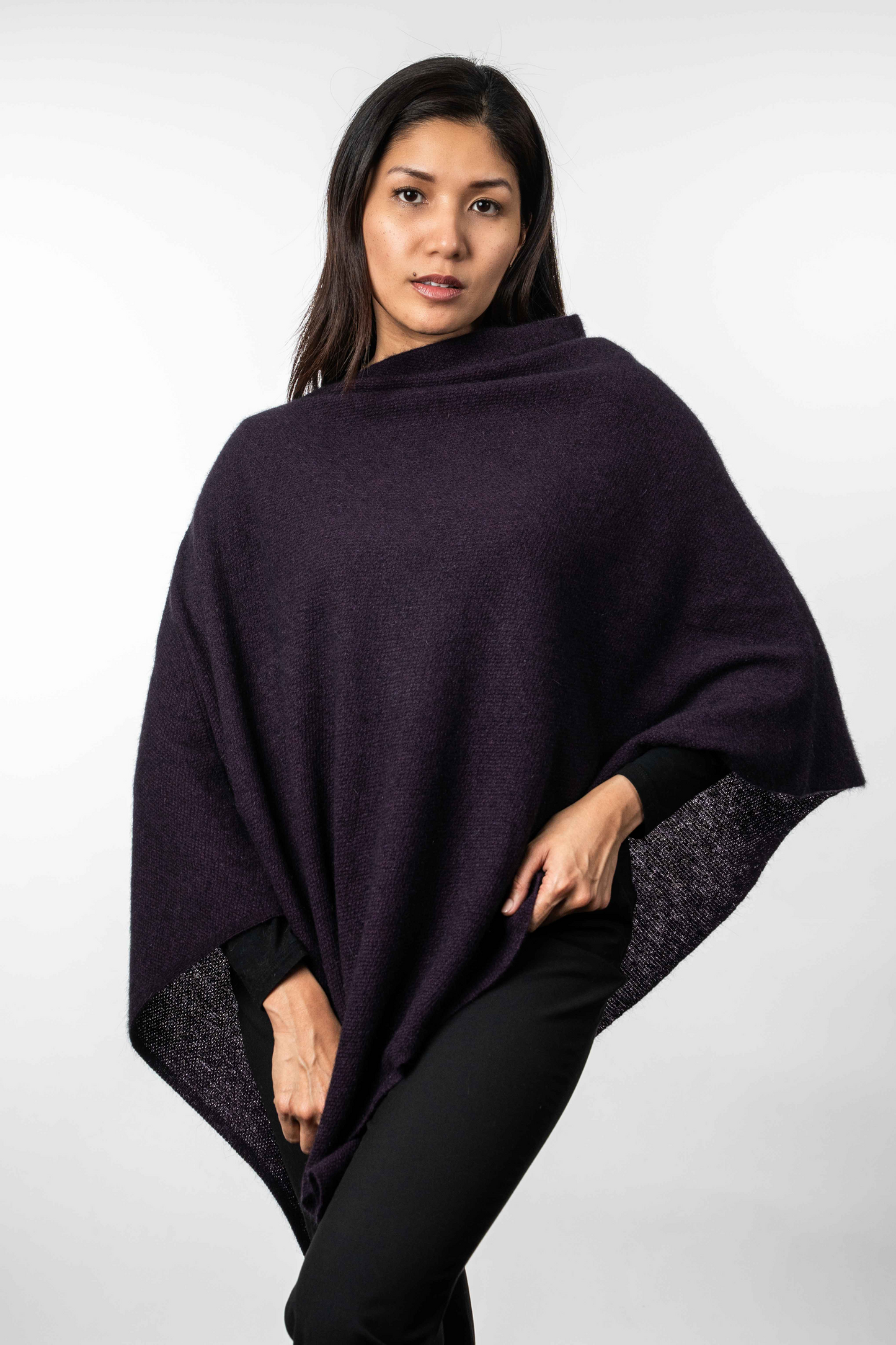 Merino Possum Two Way Poncho - KO798