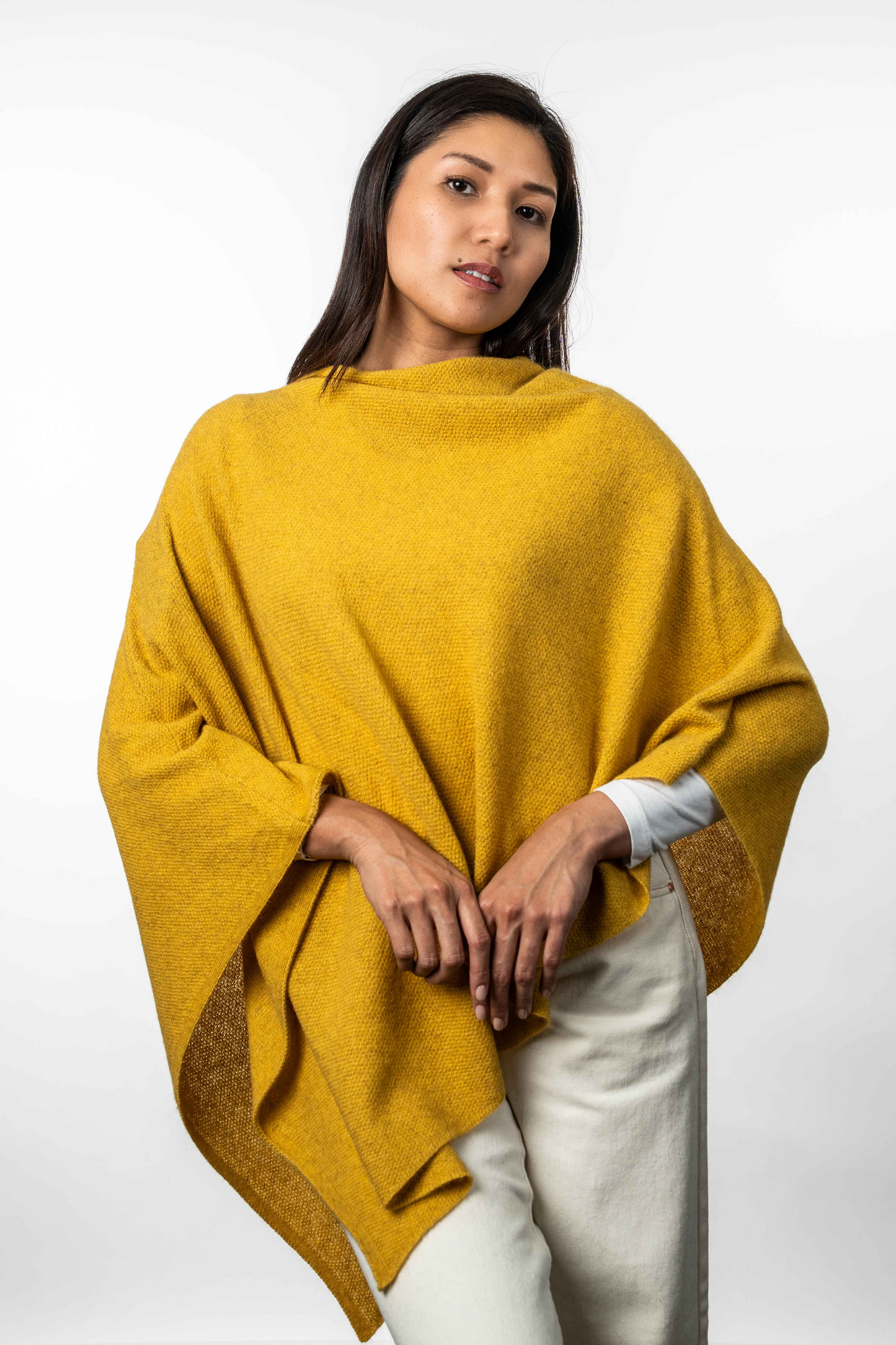 Merino Possum Two Way Poncho - KO798