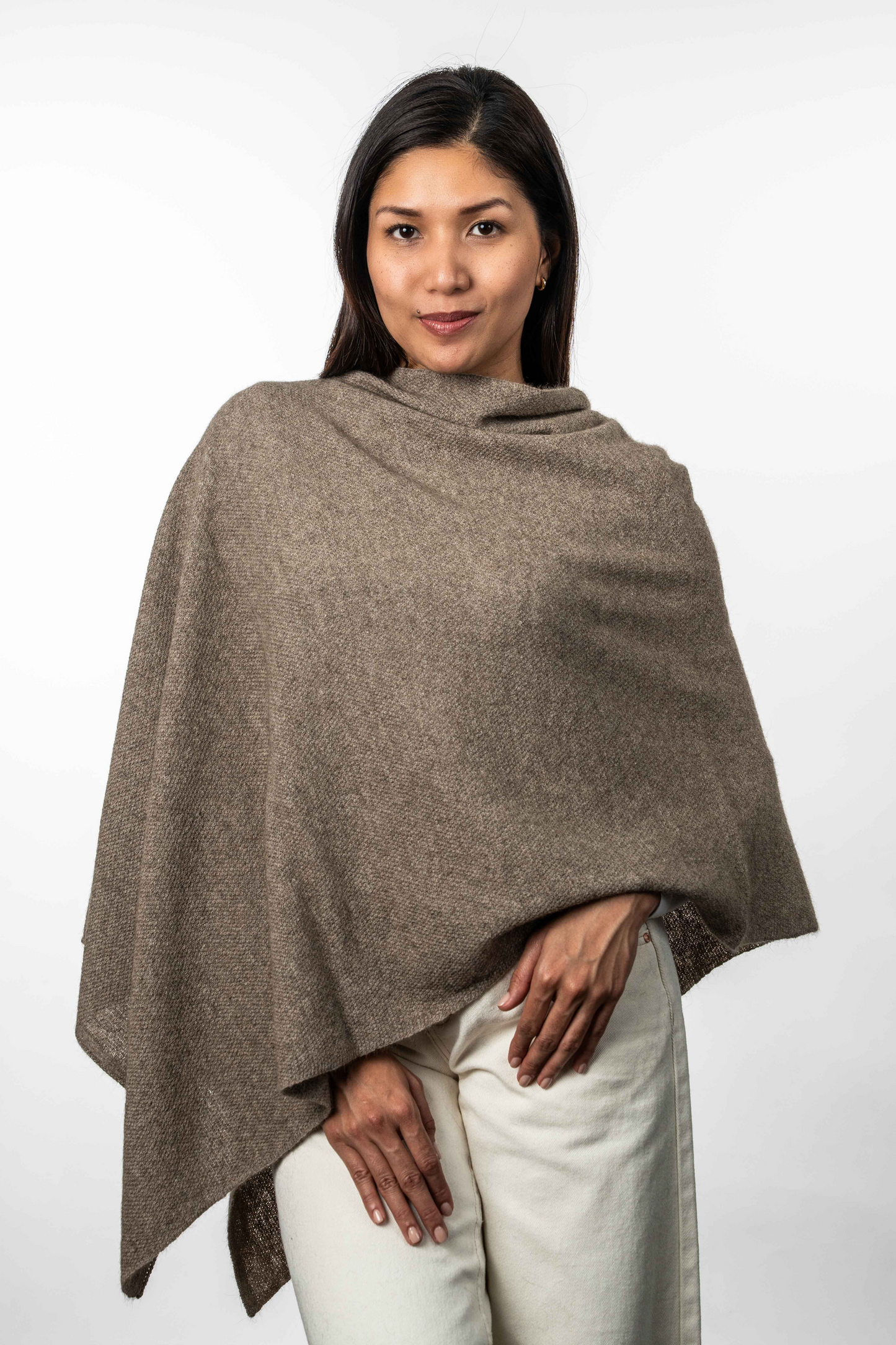 Merino Possum Two Way Poncho - KO798