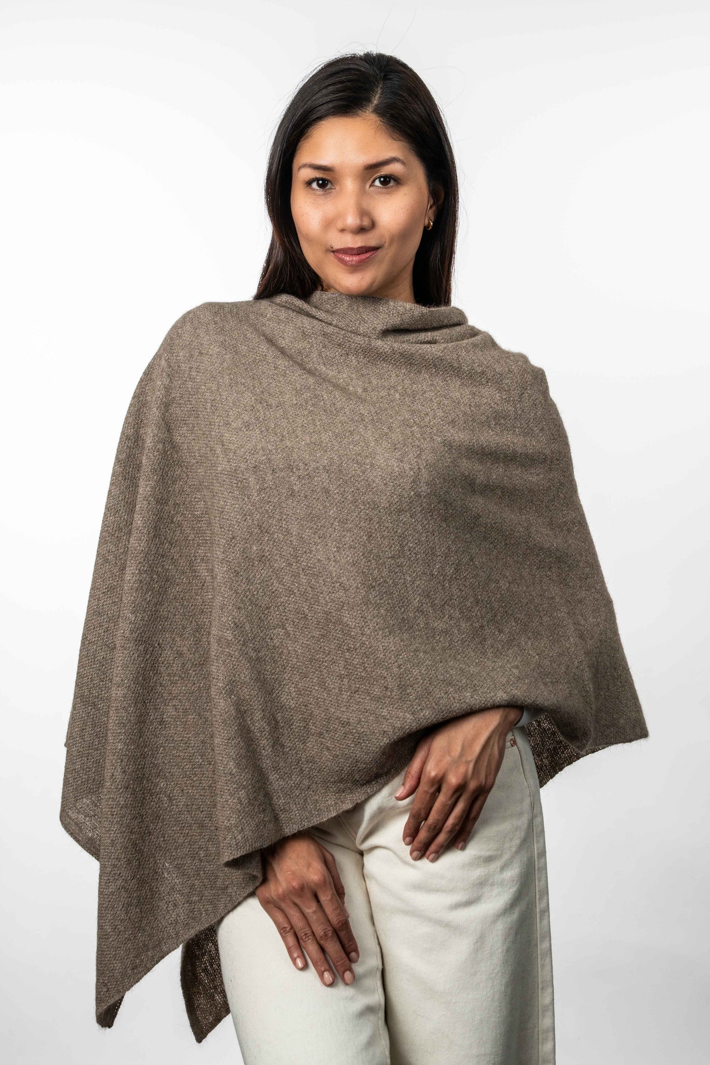Merino Possum Two Way Poncho - KO798