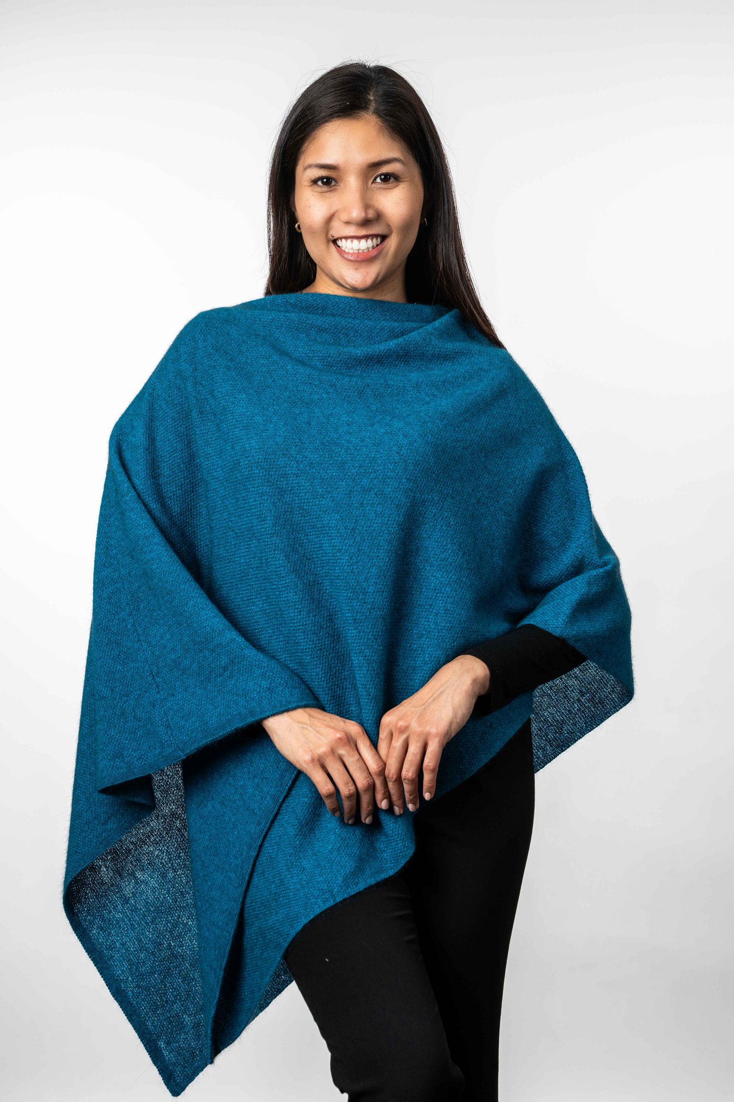 Merino Possum Two Way Poncho - KO798